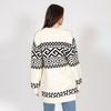 Cardigan en tricot Fair Isle pour femmes