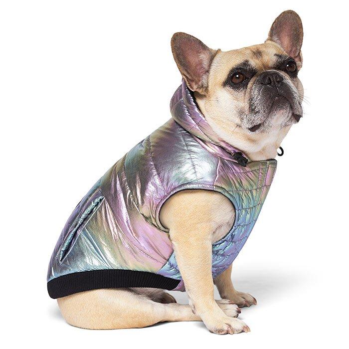 Shiny Puffer Dog Jacket (Size