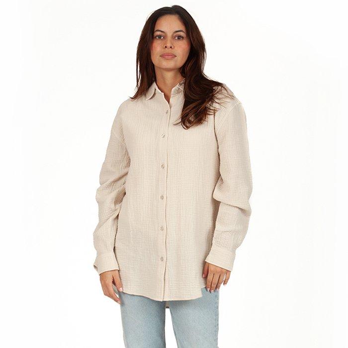 Clarisse shirt latte
