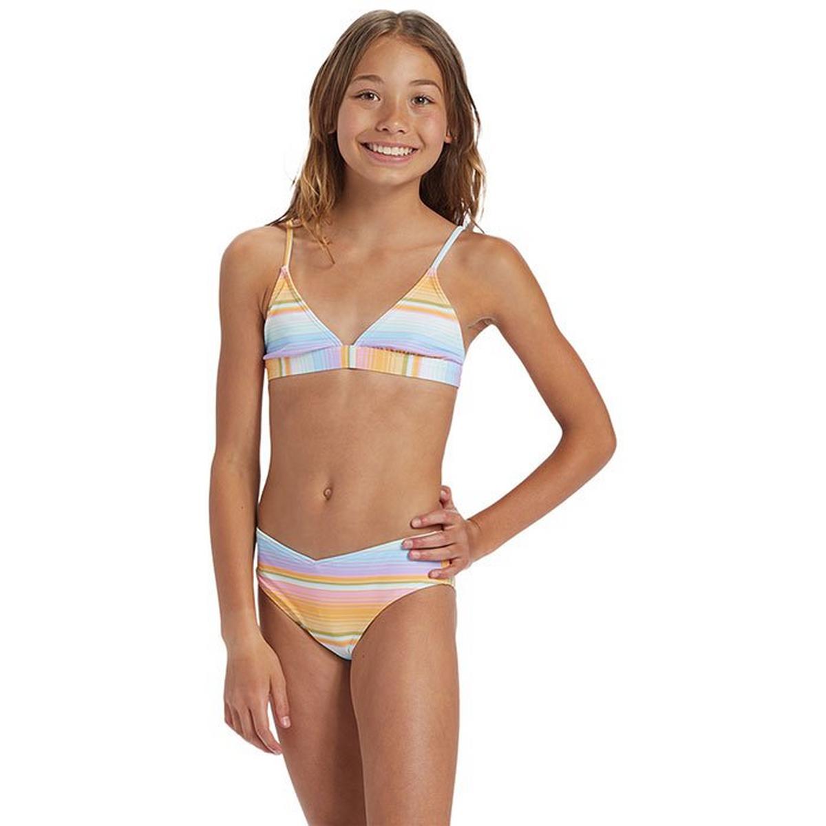 Junior Girls' [8-14] Blissed Out Banded Tri Two-Piece Bikini
