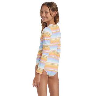 Billabong Junior Girls' [7-14] Blissed Out Long Sleeve One-Piece Swimsuit