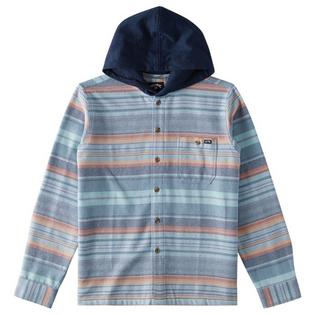 Billabong Junior Boys' [8-16] Baja Hooded Flannel Shirt