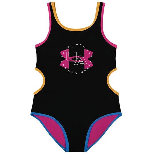 Girls under armour swim suits sales