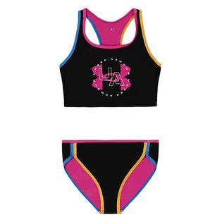 Under Armour Junior Girls' [7-16] Racer Logo Two-Piece Midkini