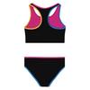 Junior Girls   7-16  Racer Logo Two-Piece Midkini