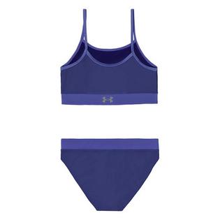 Under Armour Midkini deux pi&egrave;ces Crossover pour filles juniors [7-16]