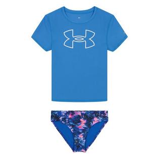 Junior Girls' [7-16] Multi Dye Rashguard Two-Piece Set