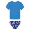 Junior Girls   7-16  Multi Dye Rashguard Two-Piece Set