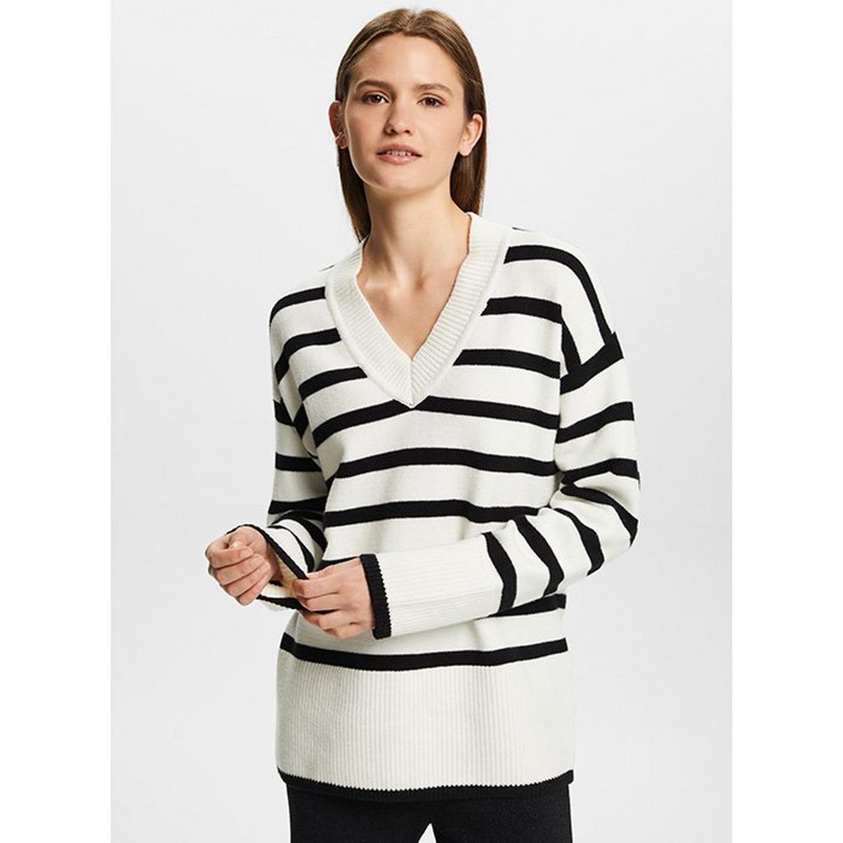 Women's Long Sleeve V-Neck Sweater