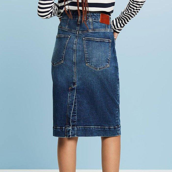 Women's KneeLength Denim Skirt Esprit Sporting Life Online