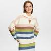 Women s Striped Polo V-Neck Sweater