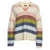 Women s Striped Polo V-Neck Sweater