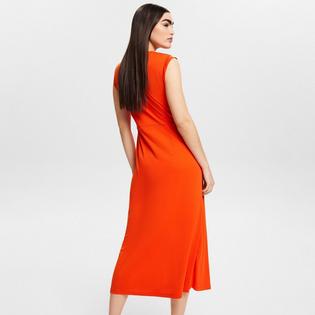 Esprit Women's Knotted Crepe Midi Dress