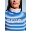 Women s Logo Print Striped Cotton T-Shirt