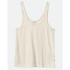 Women s Carefree Organic Garment-Dyed Scoop Tank Top