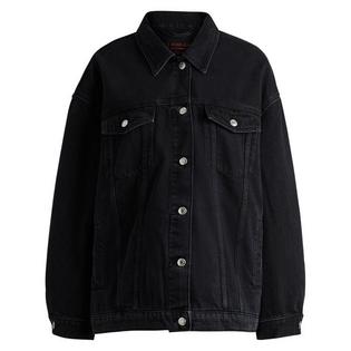 HUGO Women's Icon 2 Fringe Denim Jacket