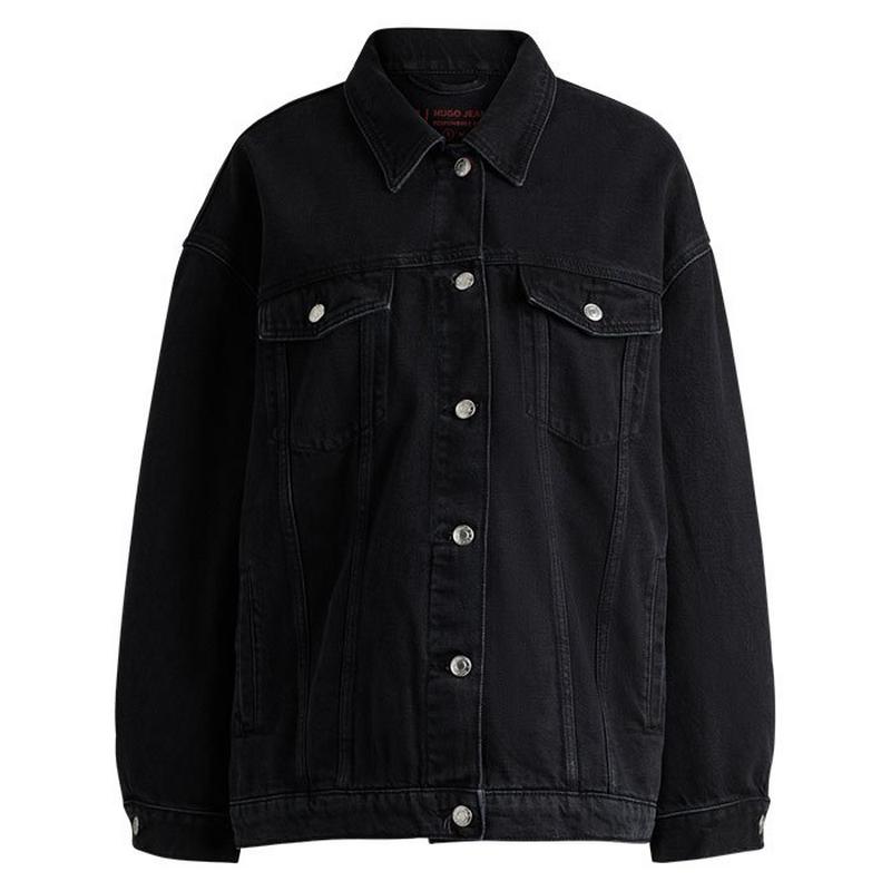 HUGO Veste en denim &agrave; franges Icon 2 pour femmes