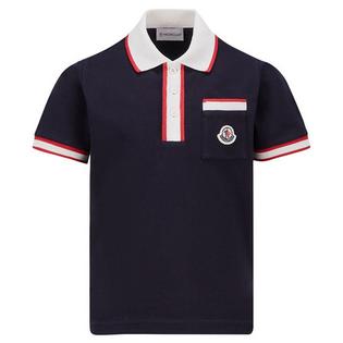 Moncler Boys' [4-6] Colour Block Pocket Polo