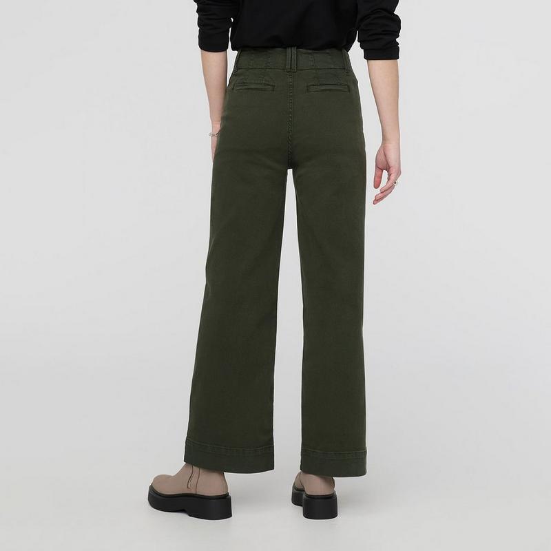 DUER Pantalon &agrave; taille haute LuxTwill pour femmes