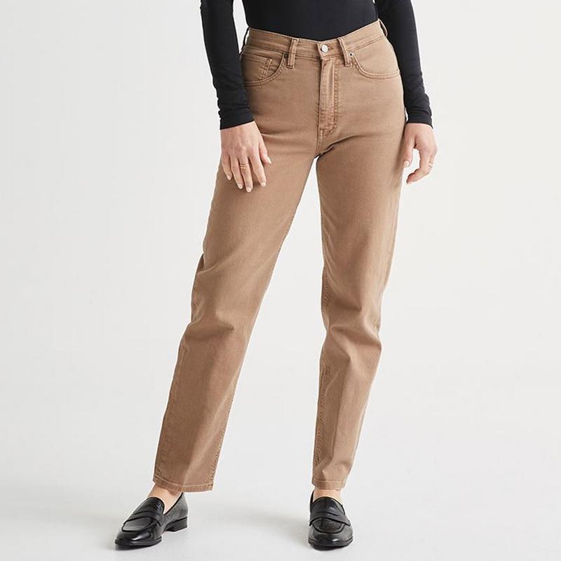 DUER Pantalon &agrave; taille haute LuxTwill Arc pour femmes