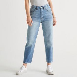 DUER Women's Midweight Performance Denim High Rise Arc Jean