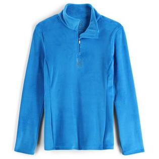 Spyder Women's Shimmer Bug Zip T-Neck Top
