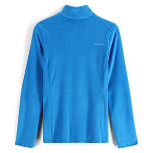 Spyder Women's Shimmer Bug Zip T-Neck Top