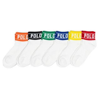 Juniors' [8-20] Logo Quarter-Length Sock (6 Pack)