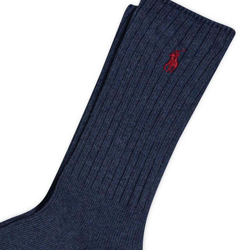 Polo Ralph Lauren Men's Signature Pony Cotton-Blend Crew Sock