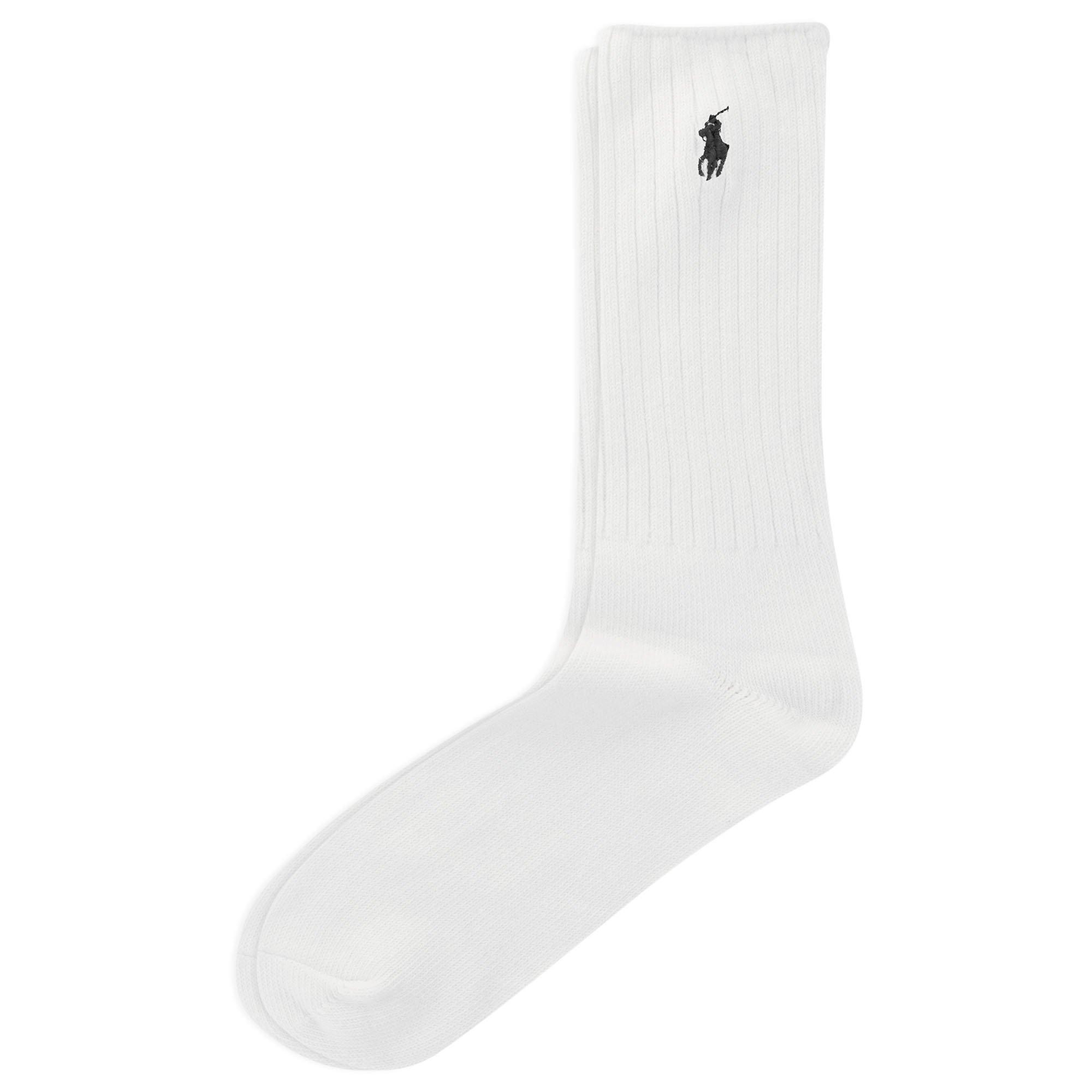 Men's Signature Pony Cotton-Blend Crew Sock