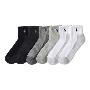 Men's Athletic Cotton-Blend Quarter Sock (6 Pack)