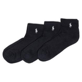 Polo Ralph Lauren Chaussettes Sport Quarter pour femmes (paquet de 3)