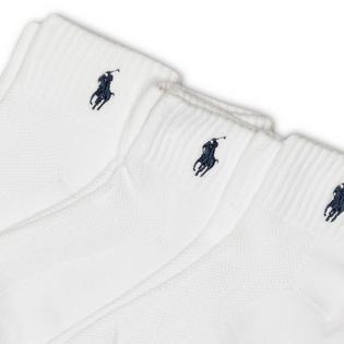 Polo Ralph Lauren Chaussettes Sport Quarter pour femmes (paquet de 3)