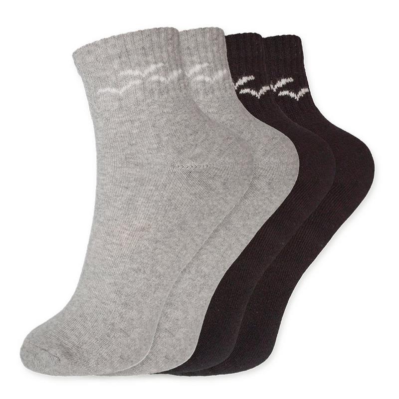 Lazypants Unisex Quarter Logo Sock (2 Pack)