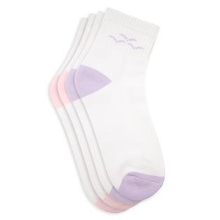 Lazypants Chaussettes Quarter Logo unisexes (paquet de 2)