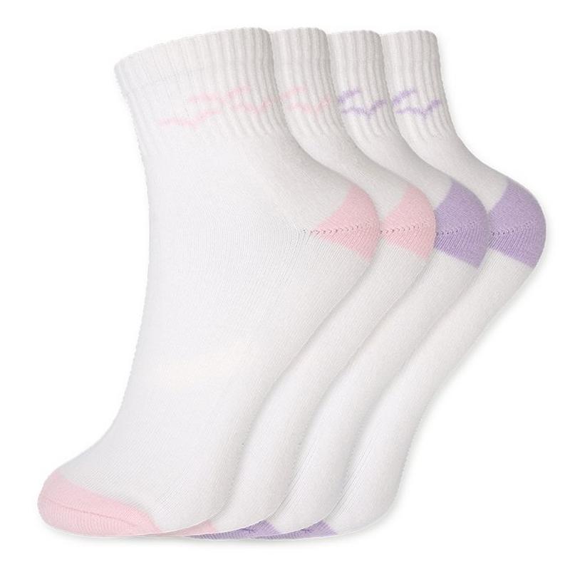 Lazypants Chaussettes Quarter Logo unisexes (paquet de 2)