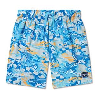 Speedo Junior Boys' [6-20] Wayback Bay Printed Volley Swim Trunk