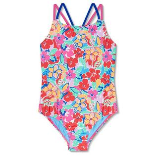 Junior Girls' [7-16] Printed Strappy One-Piece Swimsuit