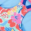 Junior Girls   7-16  Printed Strappy One-Piece Swimsuit