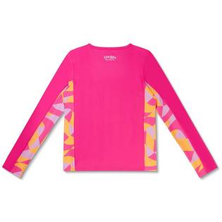 Speedo Maillot dermoprotecteur à manches longues Printed pour filles juniors [7-16]