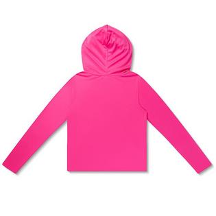 Speedo Maillot dermoprotecteur à manches longues et capuchon pour filles juniors [7-16]