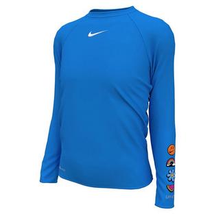 Junior Girls' [7-16] Charms Long Sleeve Hydroguard Rashguard