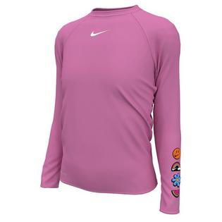 Nike Maillot dermoprotecteur à manches longues Charms Hydroguard pour filles juniors [7-16]