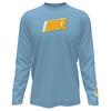 Junior Boys   8-16  3D Logo Long Sleeve Hydroguard Rashguard