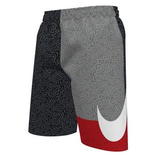 Junior Boys' [8-16] Patchwork 7" Volley Swim Trunk