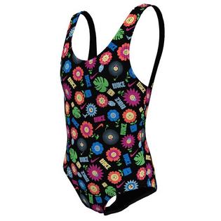 Maillot de bain une pièce avec dos en U pour filles juniors [7-16]