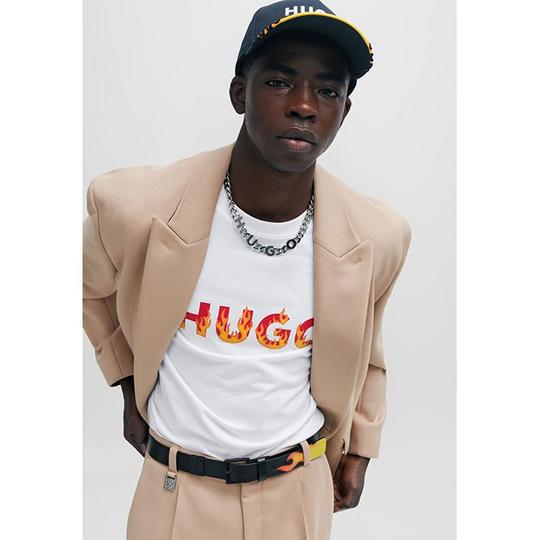 Hugo Danda  Tシャツ HUGO DANDA - T-Shirt print - black/schwarz - Zalando