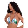 Women s Tropical-Print Halter Bikini Top