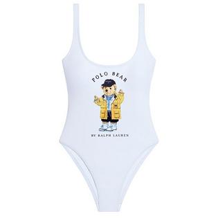 Women's Polo Bear One-Piece Swimsuit