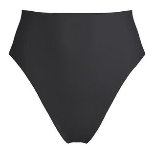 Women's Solid High Waist Bikini Bottom